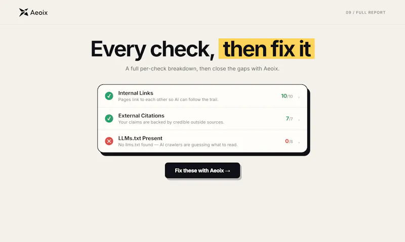 AEO Checker by Aeoix screenshot 5