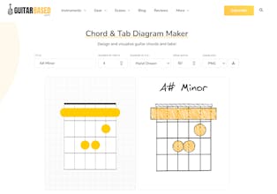 Chord & Tab Diagram Maker gallery image