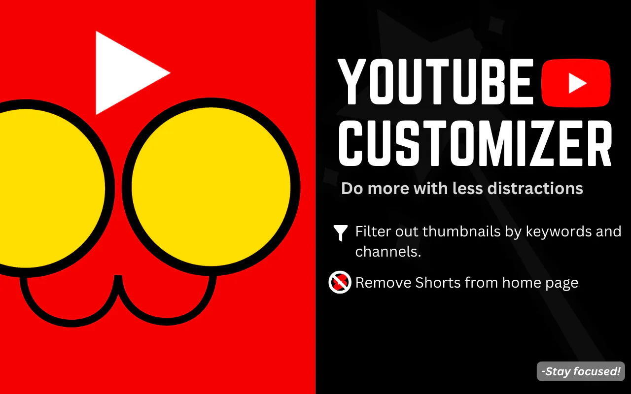 YT Customizer - YouTube Feed Filter gallery image
