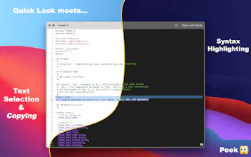 Peek - The Ultimate Quick Look Extension gallery image
