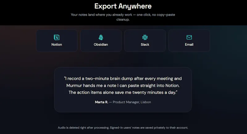 Murmur screenshot 3