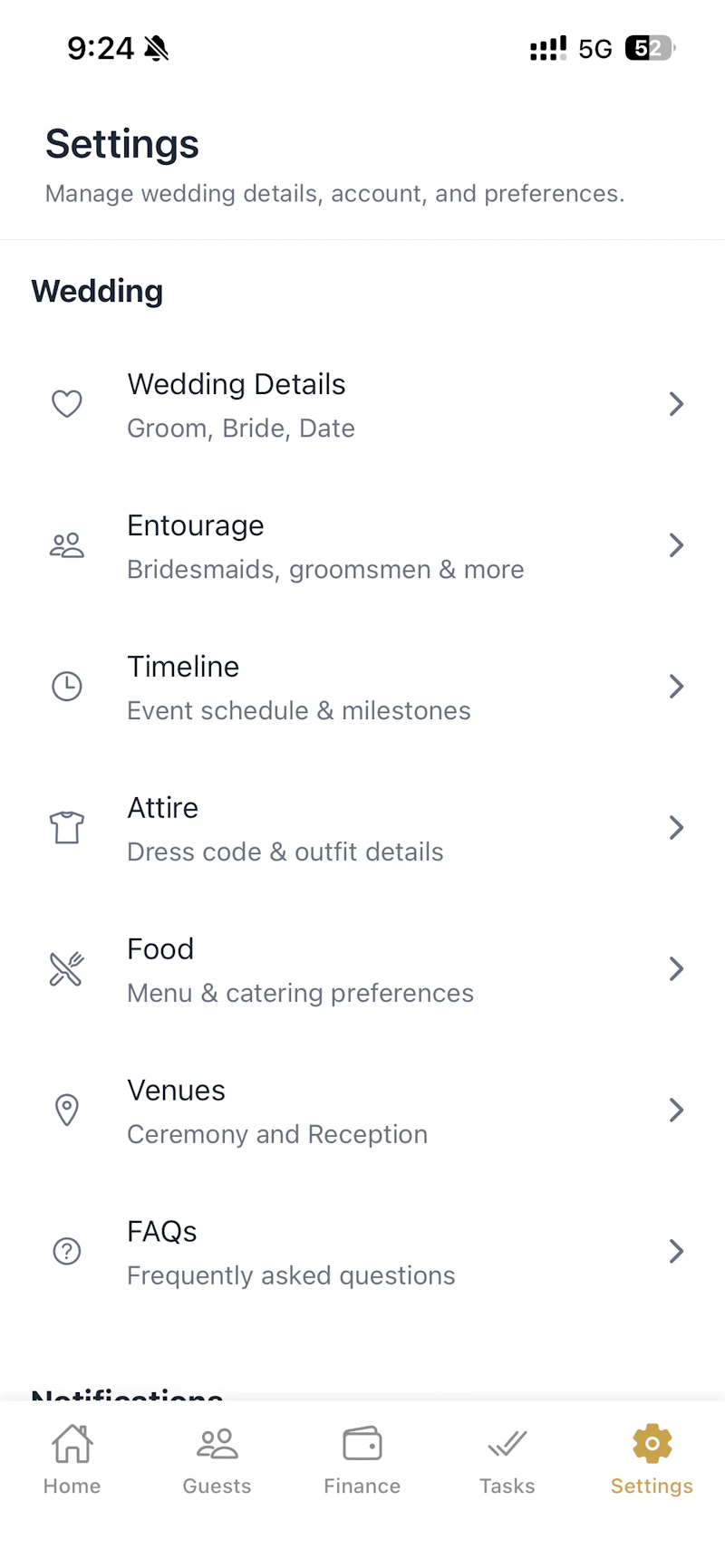 Nuptial — Wedding planner screenshot 5