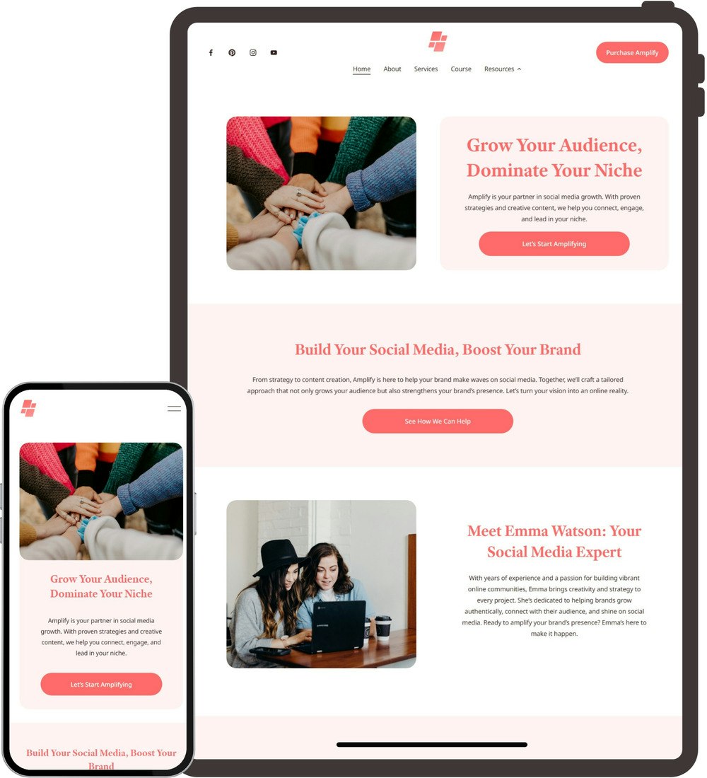 Shree Creative Studio - Профессионально разработанные премиальные шаблоны Squarespace 7.1 медиа 2