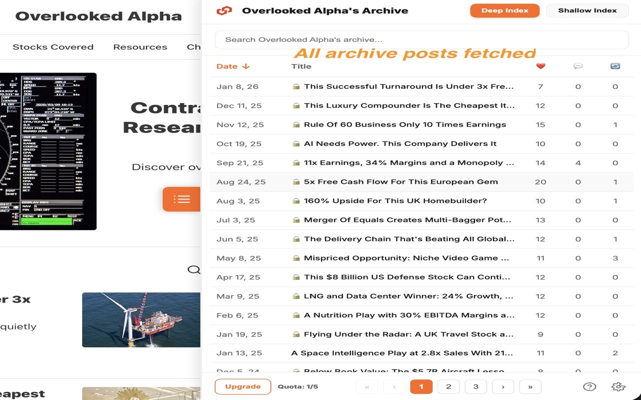 Substack Archive Explorer gallery image