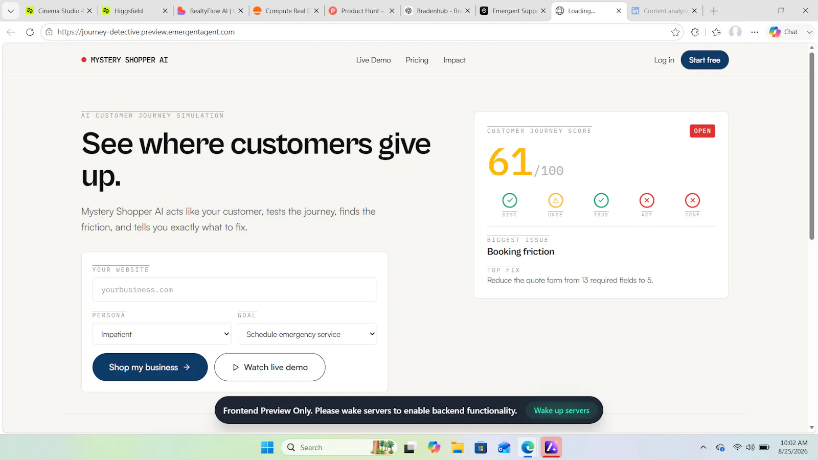 Mystery Shopper AI screenshot 1
