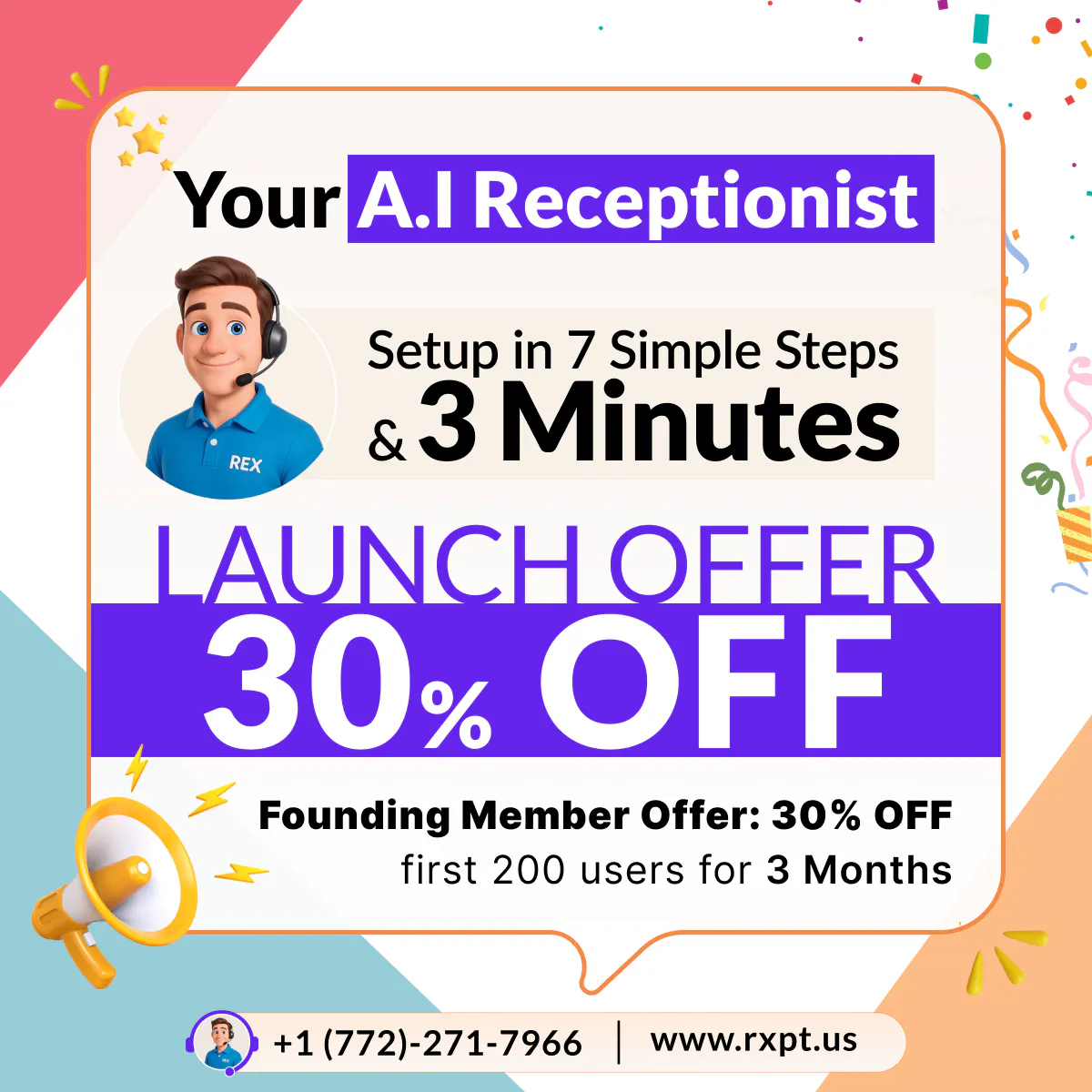 Rexpt - AI Receptionist Service gallery image