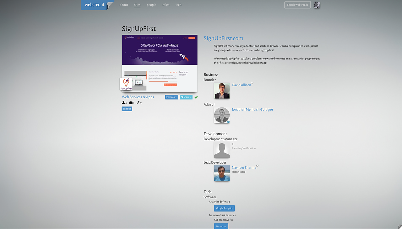 Webcred.it gallery image