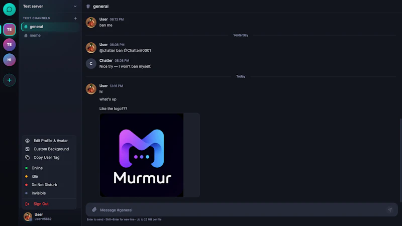 Murmur screenshot 3