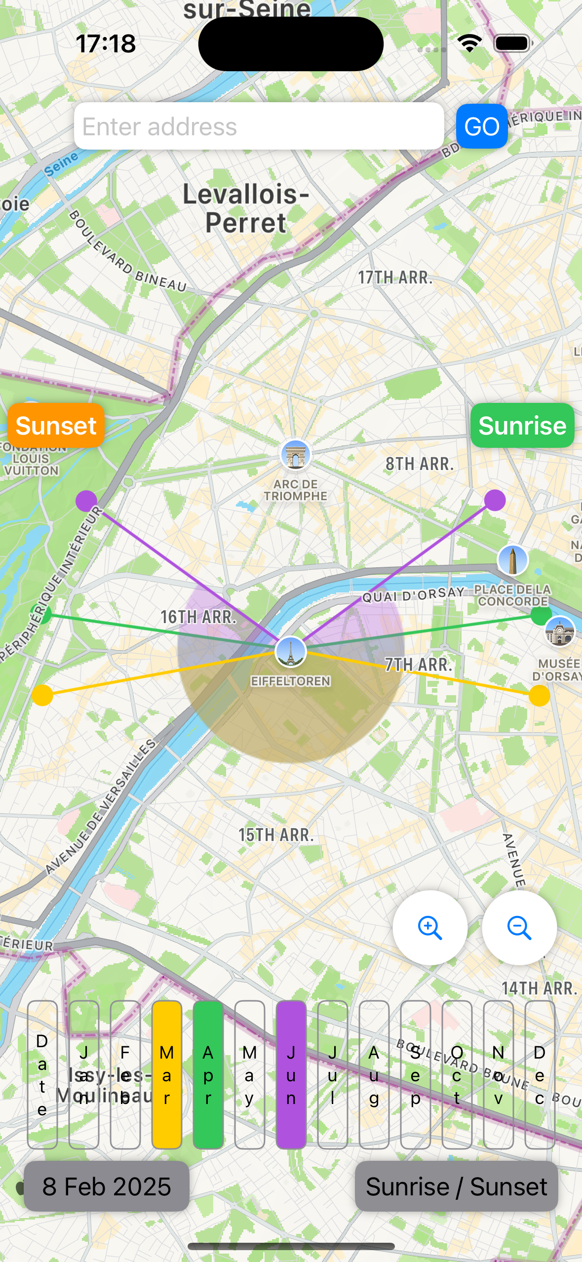 Sunspotter - आपका सन ट्रैकर - SUNSPOTTOR - आपका परम सन ट्रैकिंग टूल! मीडिया 6