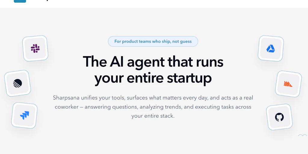Sharpsana:為你管理整間新創公司的 AI 代理人