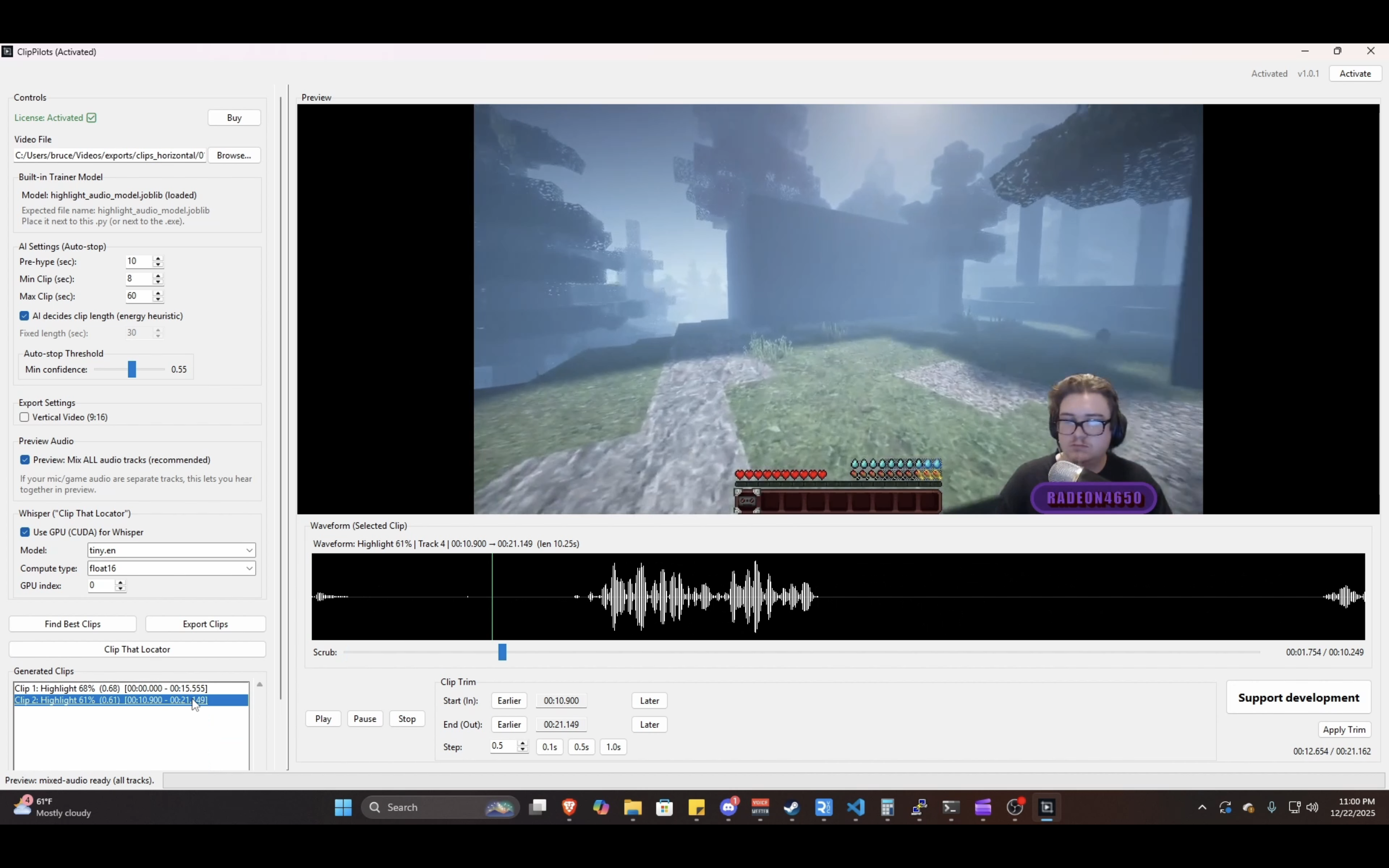 ClipPilots - Main product screenshot demonstrating key features and user interface