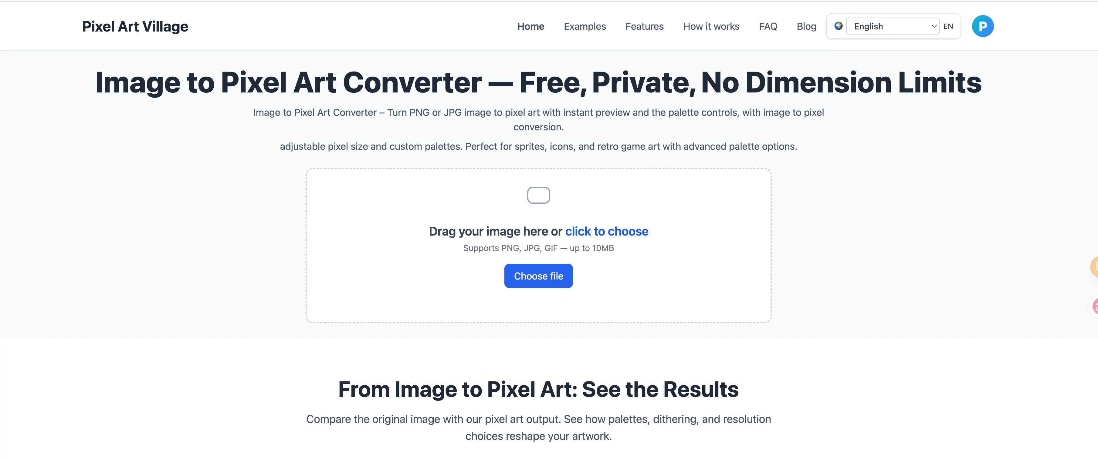 Pixel Art Village product banner