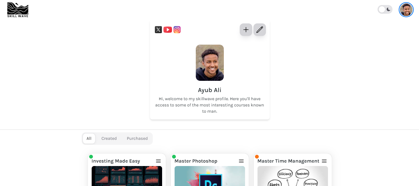 skillwave.io - コースクリエイターのための最新のプラットフォームメディア2