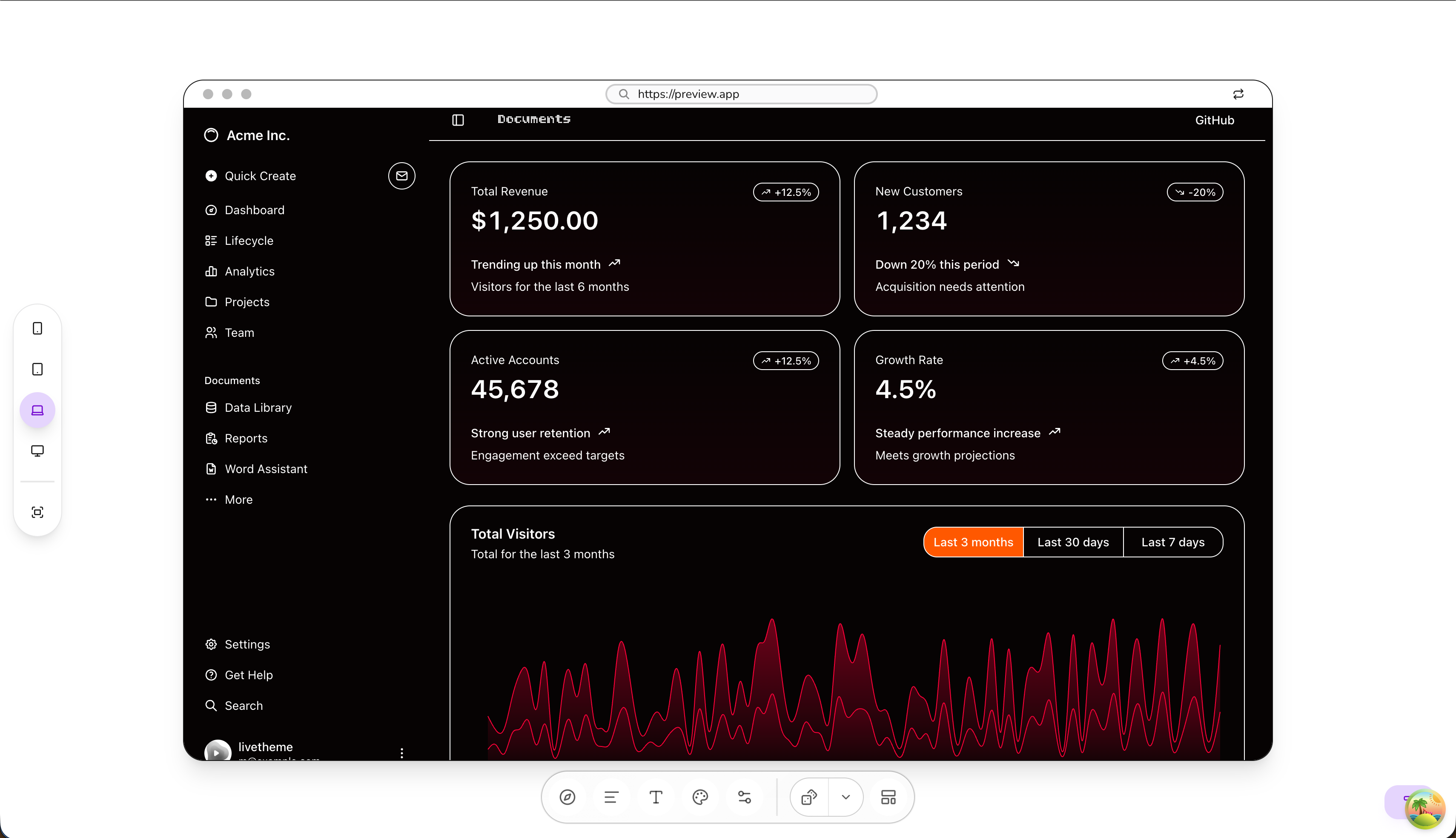 LiveTheme - Screenshot 5 showing product features and functionality