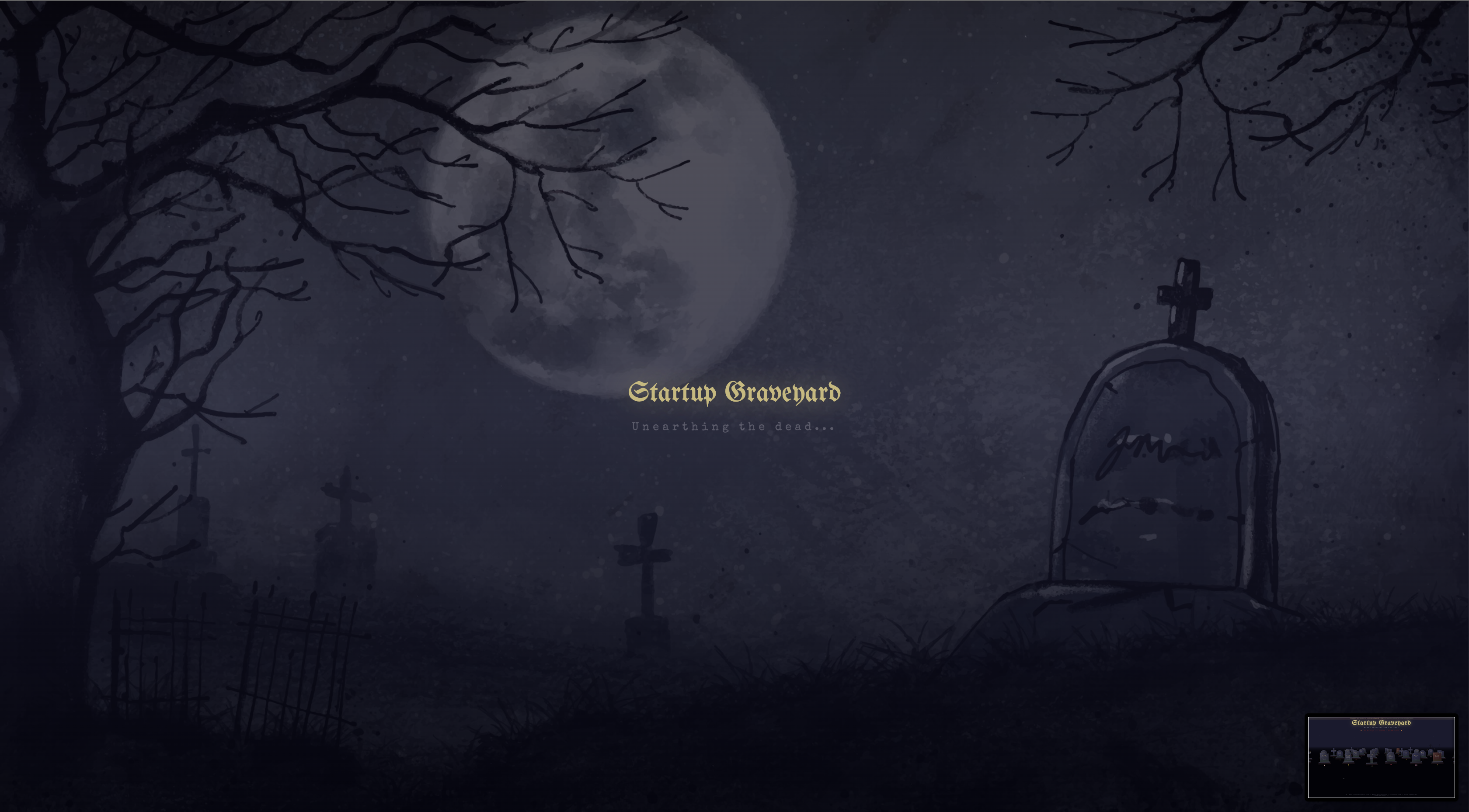 Startup Graveyard - Screenshot 3 showing product features and functionality