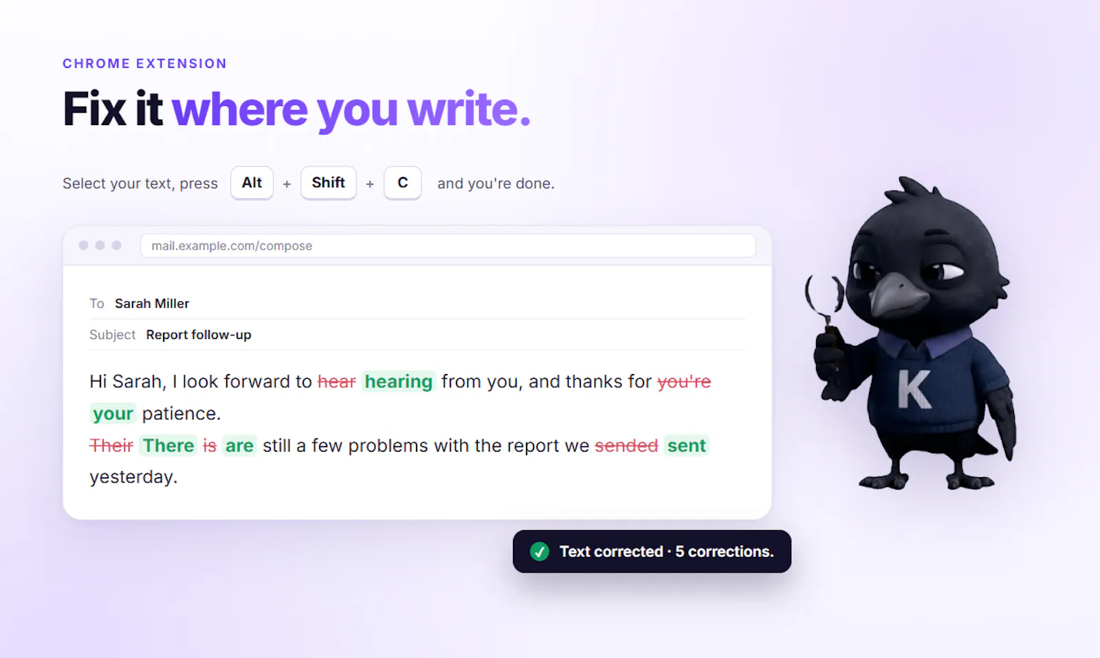 Korr for Chrome screenshot 5