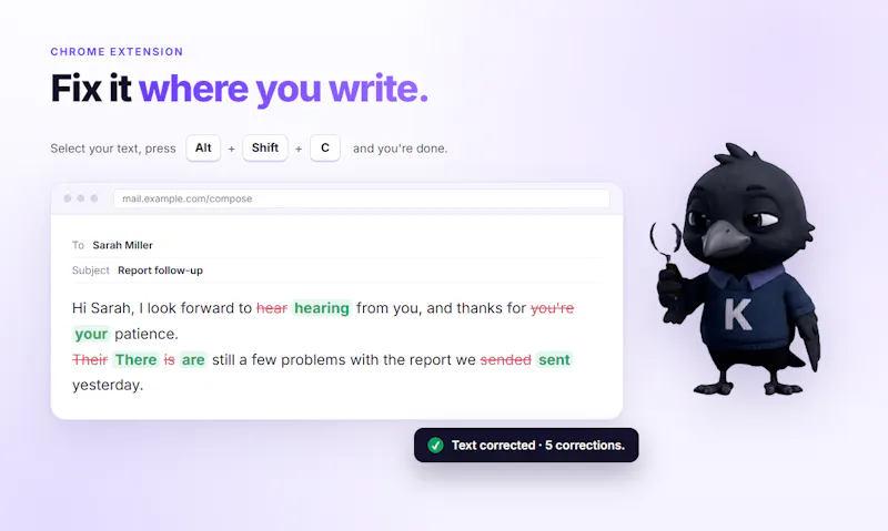 Korr for Chrome screenshot 5