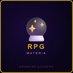 RPG Materia — Grimoire Academy logo