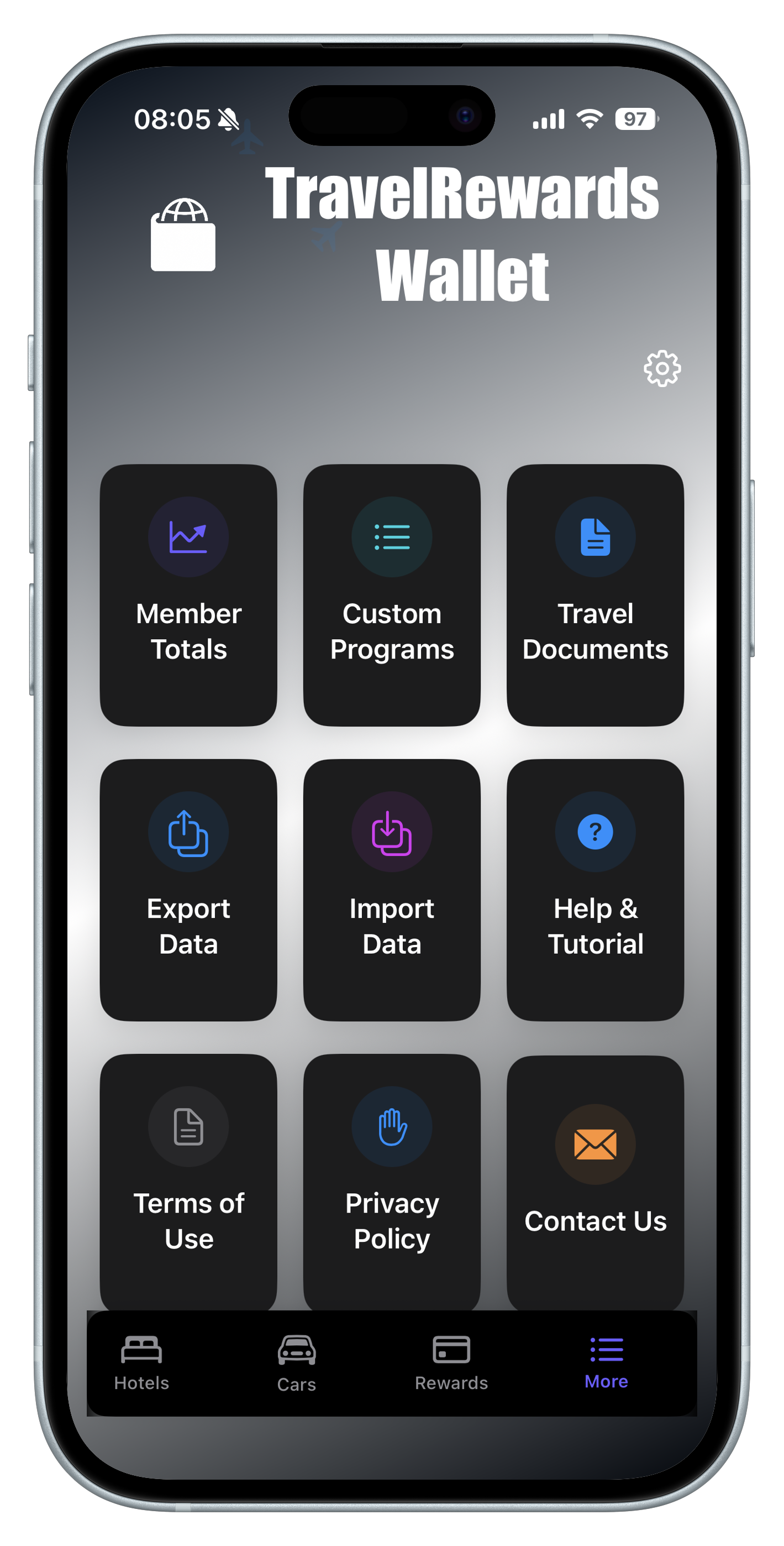 All Your Travel Rewards in One Wallet - Screenshot 4 showing product features and functionality