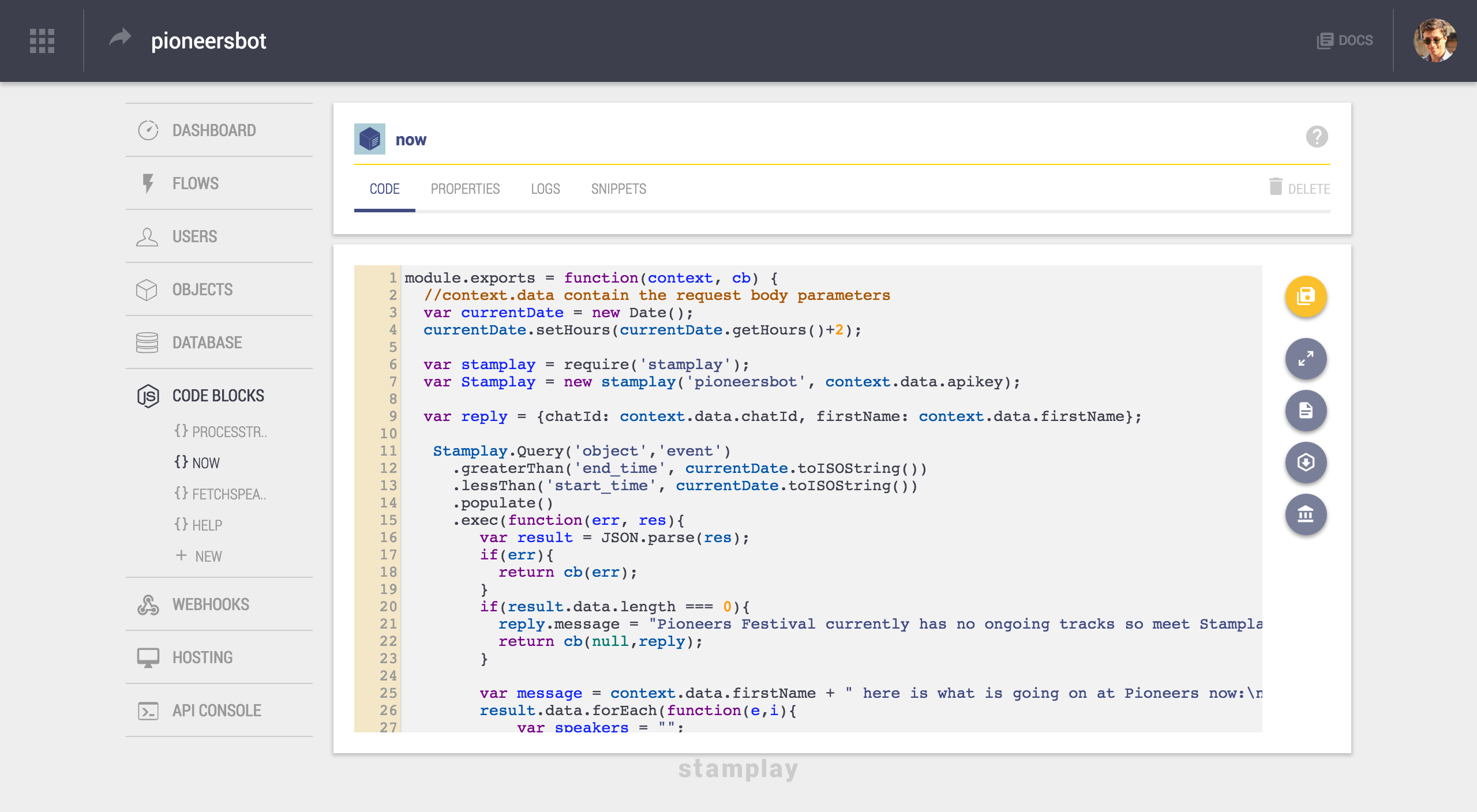 Stamplay 2.0 Image