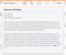Occasion Alerts gallery image