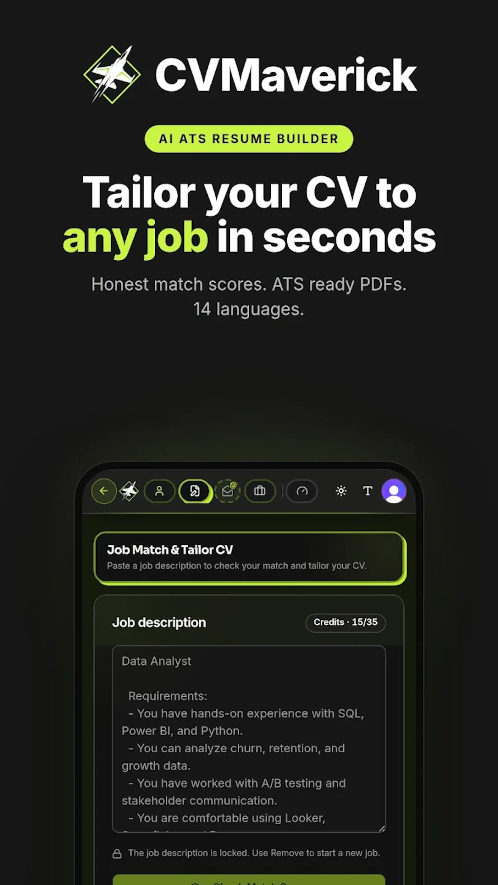 CVMaverick screenshot 1