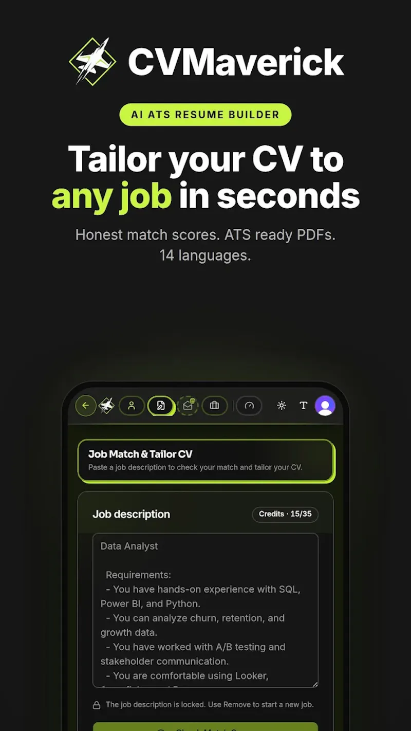 CVMaverick screenshot 1