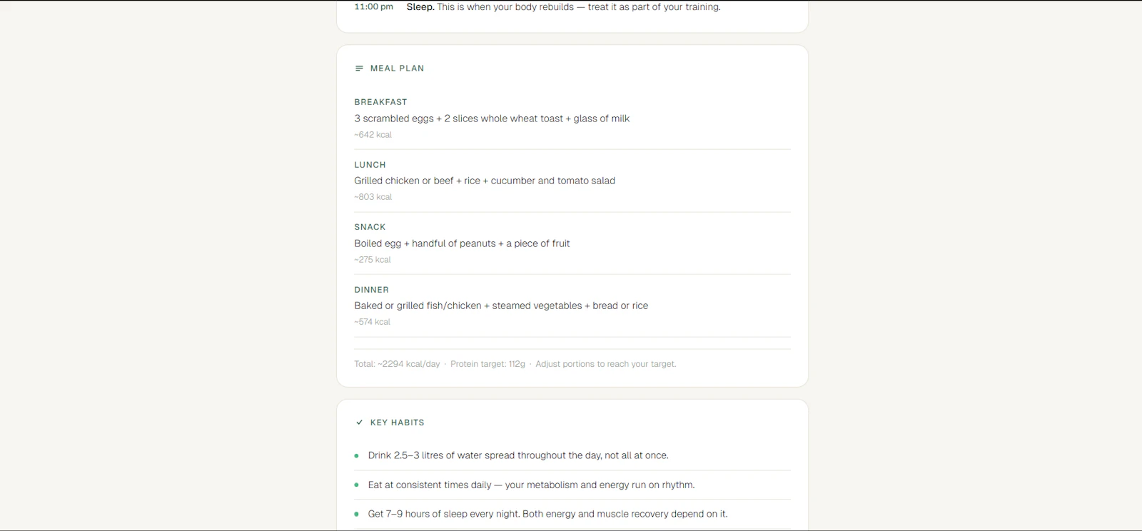 FitPlan screenshot 3