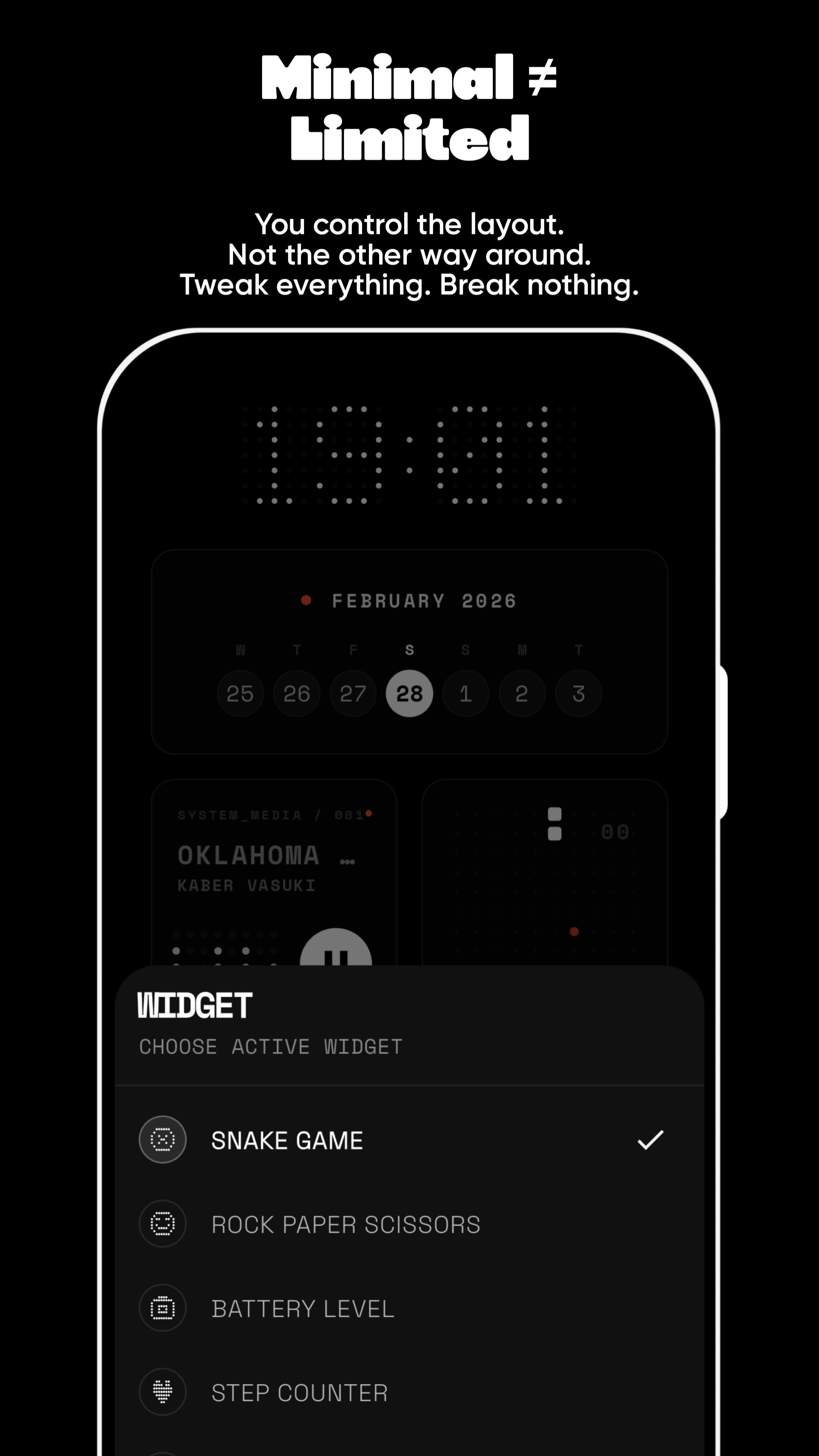 MINIMAA - ANDROID LAUNCHER - NOT UGLY gallery image