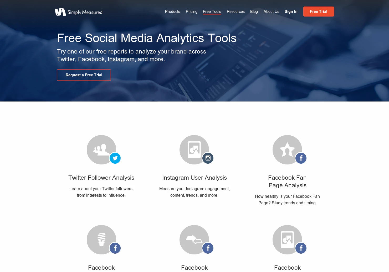 SimplyMeasured Free Tools