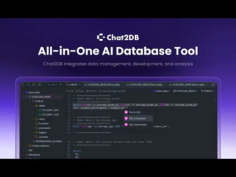 Chat2DB Local: Make everyone a database expert and data analyst ...