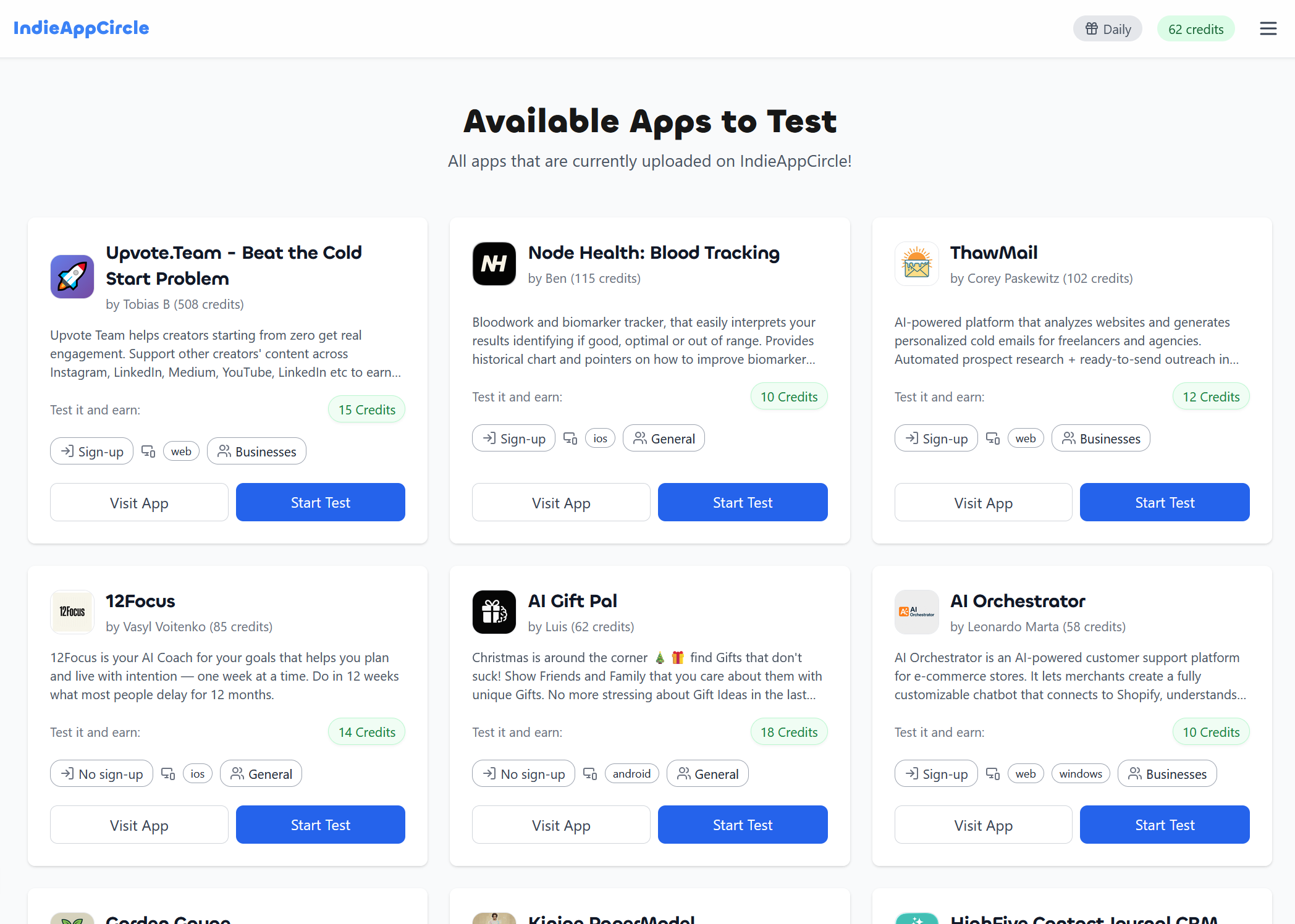 IndieAppCircle screenshot 2