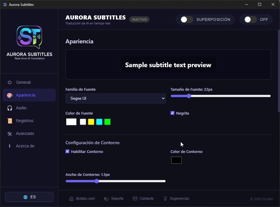 Aurora Subtitles gallery image