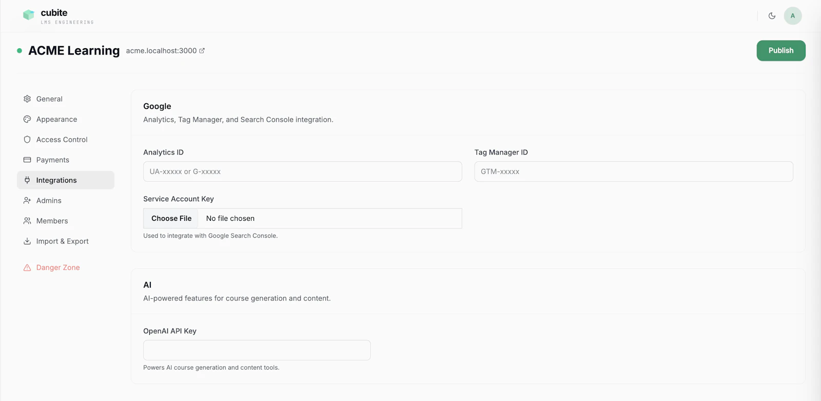 Cubite LMS screenshot 4