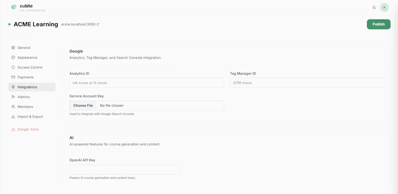 Cubite LMS screenshot 4