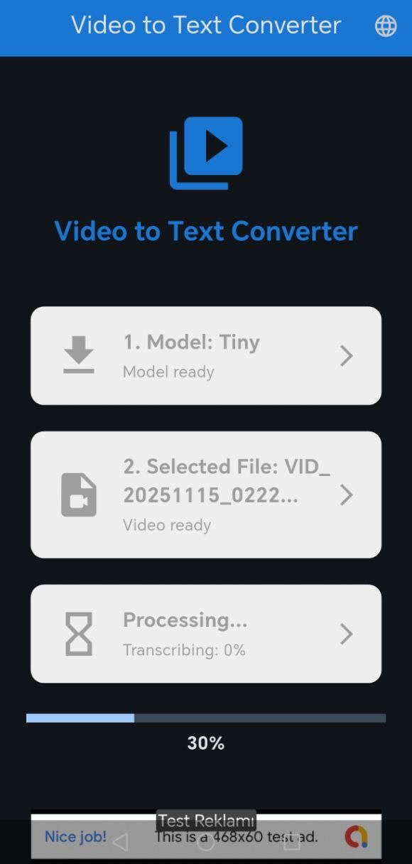 VTT – Smart Video Transcriber gallery image