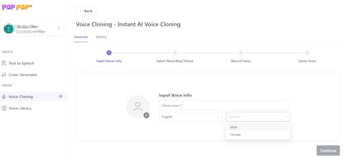 PopPop AI Voice Cloning gallery image