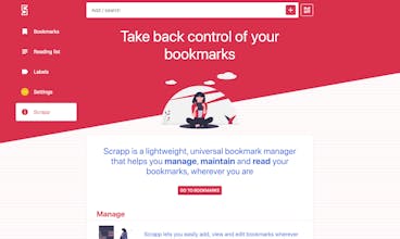 Scrapp Bookmarks gallery image
