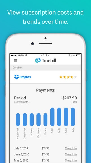 Truebill Subscription