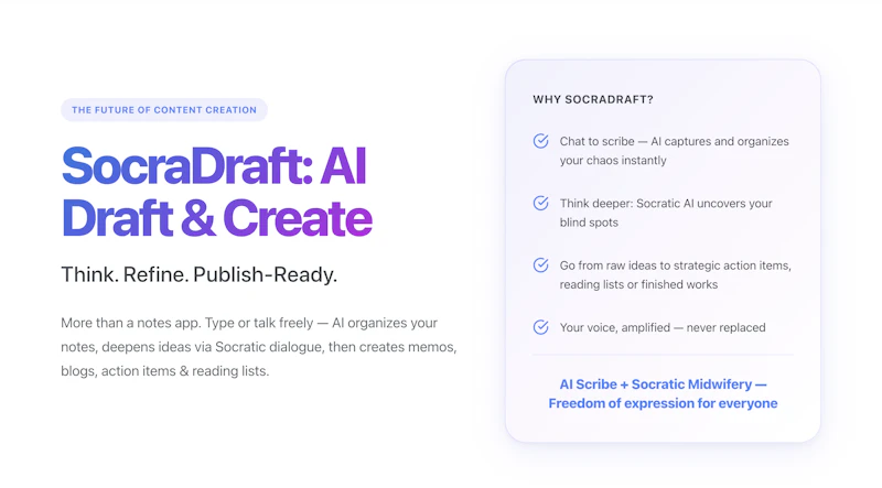 SocraDraft screenshot 2