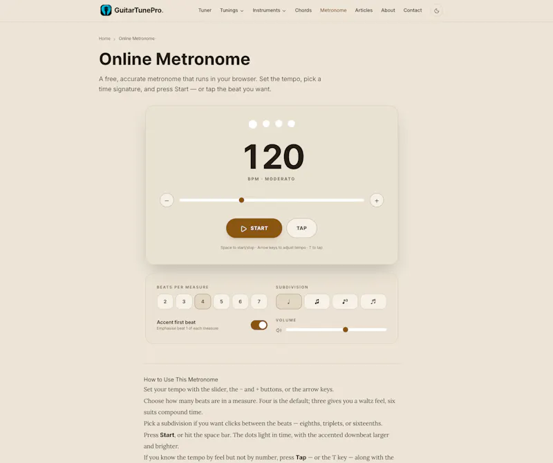 GuitarTunePro screenshot 3