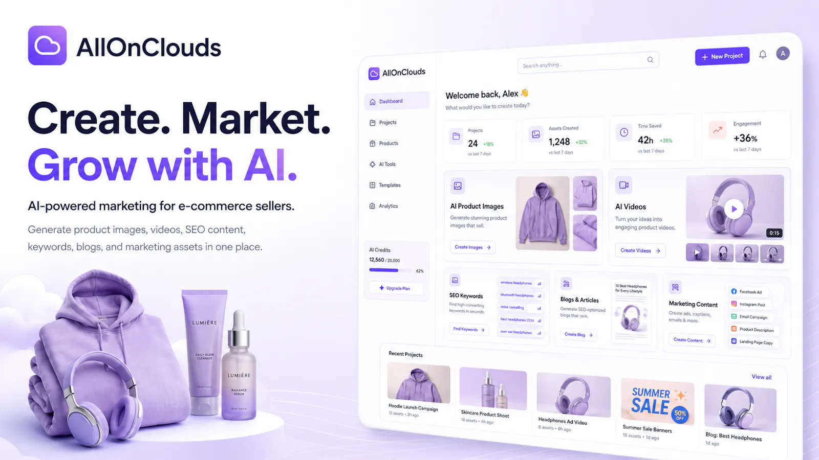 AllOnClouds.com screenshot 2
