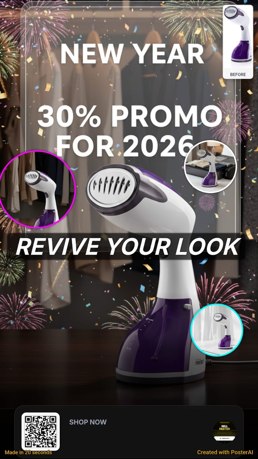 Poster AI - Screenshot 4 showing product features and functionality