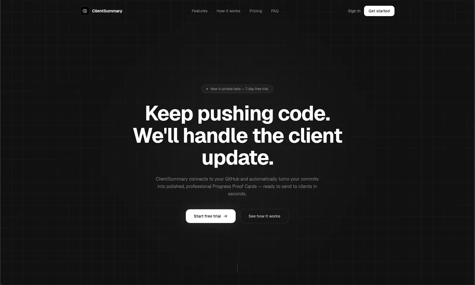 ClientSummary screenshot 3