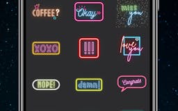 Neon Glow Stickers media 3