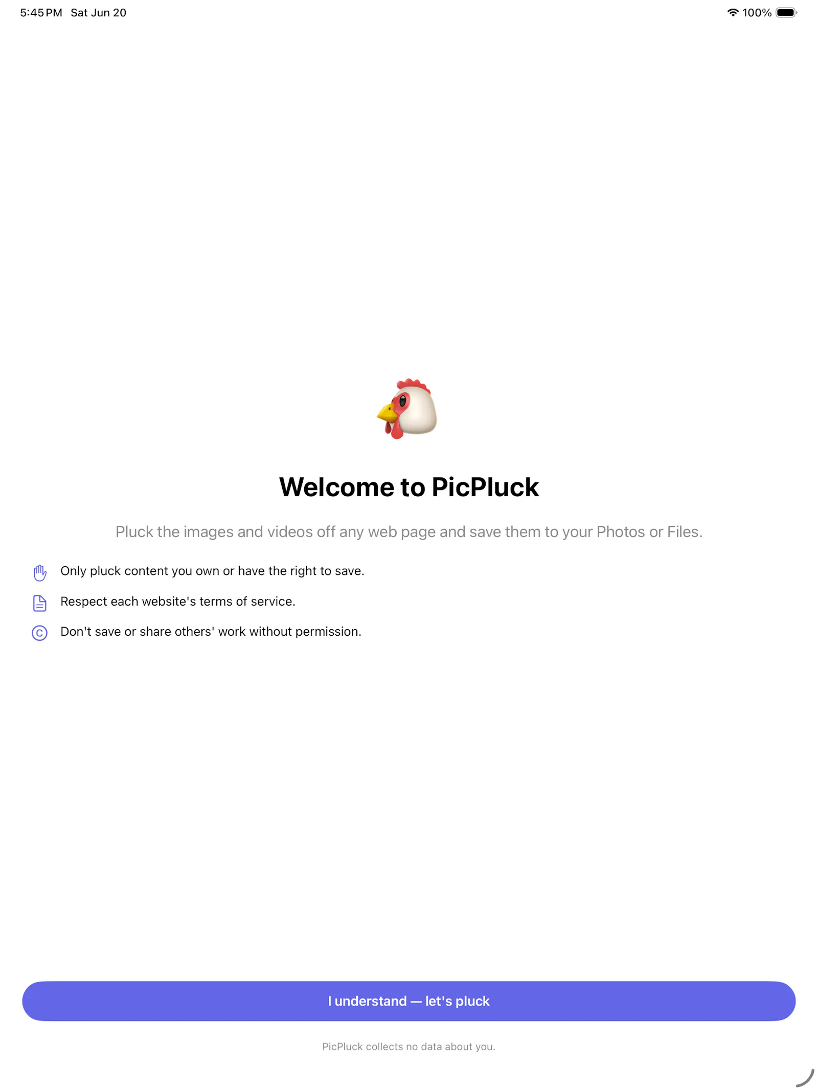 PicPluck: Save, sort, file pics & videos screenshot 1