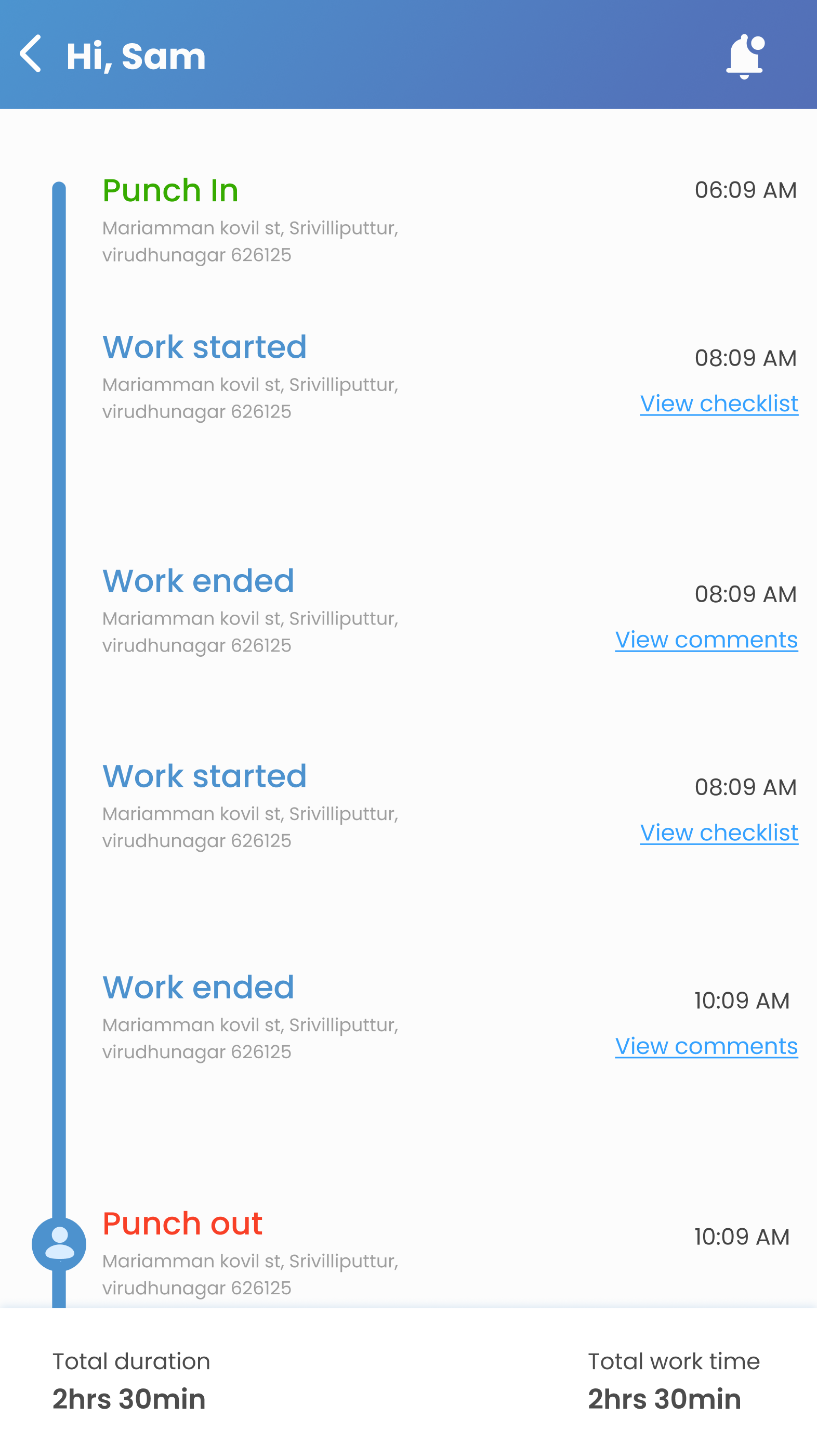 وسائط تراكب العمل - WorkTrack هو تطبيق قوي لتتبع وإدارة الموظفين 3
