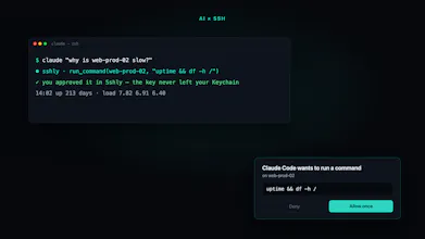 Sshly — SSH, made friendly. gallery image