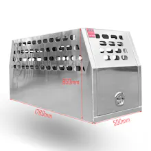 500mm Flat Plate Aluminium Full Dog Box gallery image