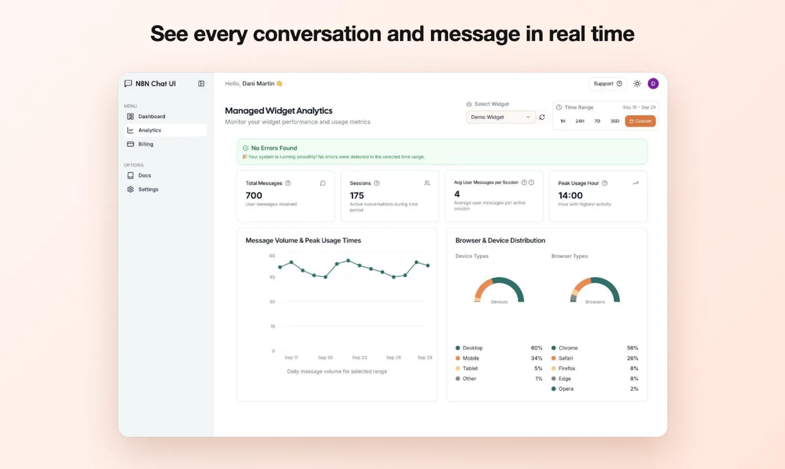 N8N Chat UI screenshot 8